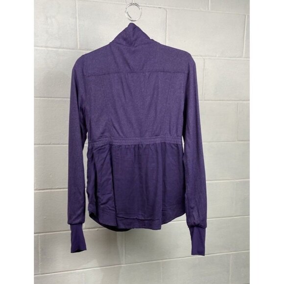 Lululemon Inner Peace Jacket Purple Concord Grape Size‎ 6 Reversible Full Zip - Picture 7 of 13